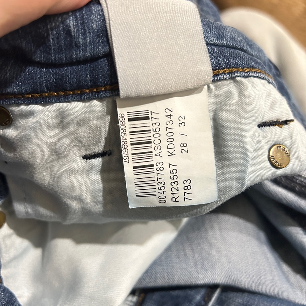 Mavi Women’s Straight Leg Medium Rise Blue Jeans Denim Sz 28/32 Y2K‎ Stone Wash - Picture 8 of 10